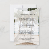 Funeral Prayer Card Template (Rückseite)