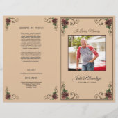 Funeral Program Flyer Template (Vorderseite)