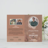Funeral Program Template (Stehend Vorderseite)