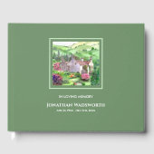 Funeral Rydal Mount William Wordsworth Home Gästebuch (Vorderseite)