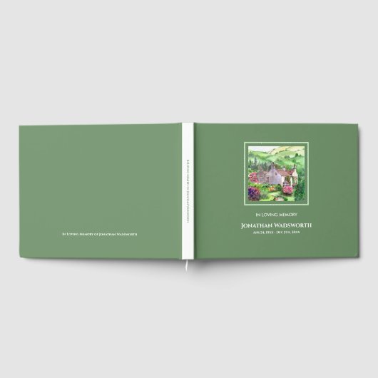 Funeral Rydal Mount William Wordsworth Home Gästebuch (Voll)