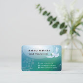 Funeral Services Business Cards Collection Visitenkarte (Stehend Vorderseite)