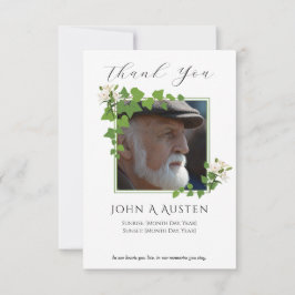 Funeral Thank You Card  Dankeskarte