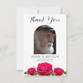 Funeral Thank You Card Dankeskarte (Rückseite)