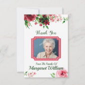 Funeral Thank You Card Template Dankeskarte (Vorderseite)