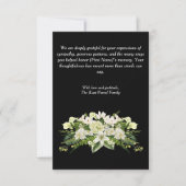 Funeral Thank You Card – With Gratitude Dankeskarte (Vorderseite)