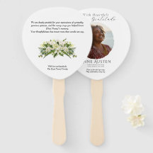 Funeral Thank You Fan – With Gratitude