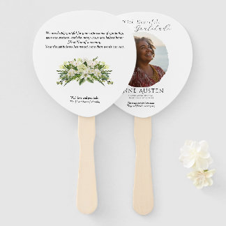 Funeral Thank You Fan – With Gratitude Fächer