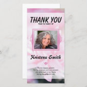 Funeral Thank You Sympathy Card Dankeskarte (Vorne/Hinten)