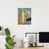 Funerary bedhead in the form of the goddess poster (Heimbüro)