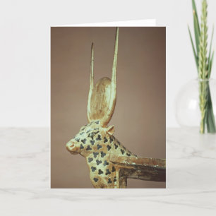 Funerary bedhead in the form of the sacred cow karte