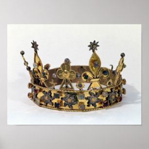 Funerary crown of Philippe of France 1404 Poster