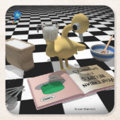 FUNetix Rechteckiger Pappuntersetzer (Vorderseite)