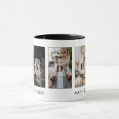 Fünf (5) Fotos Fotos und Namen der Vaterfamilie Tasse (Zentrum)