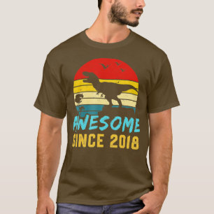 Fünf 5 Jahre BDay Son Boy Dinosaurier 2018 5. 5 Ja T-Shirt
