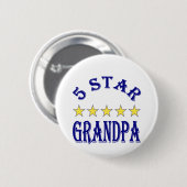 Fünf (5) Sterne Opa Button (Vorne & Hinten)
