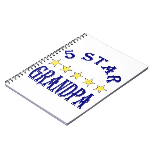 Fünf (5) Sterne Opa Notizblock (Linke Seite)