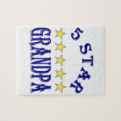 Fünf (5) Sterne Opa Puzzle (Horizontal)