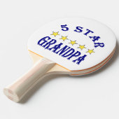 Fünf (5) Sterne Opa Tischtennis Schläger (Vorderseite)