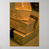 Fünf 90 Pfund Goldziegel Poster (Vorne)
