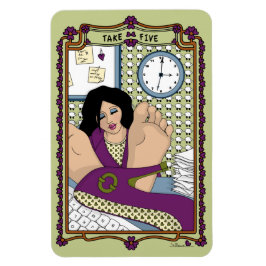 Fünf_A_4x6-Kühlschrank Magnet