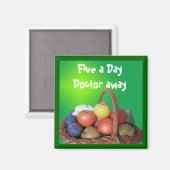 Fünf Ärzte pro Tag Magnet (Vorderseite/Rückseite)