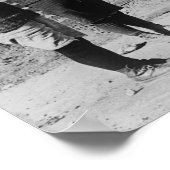 Fünf asiatische Kinder halten Barbells auf Poster (Ecke)