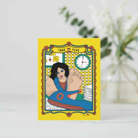 Fünf_B_ Postkarte (Stehend Vorderseite)