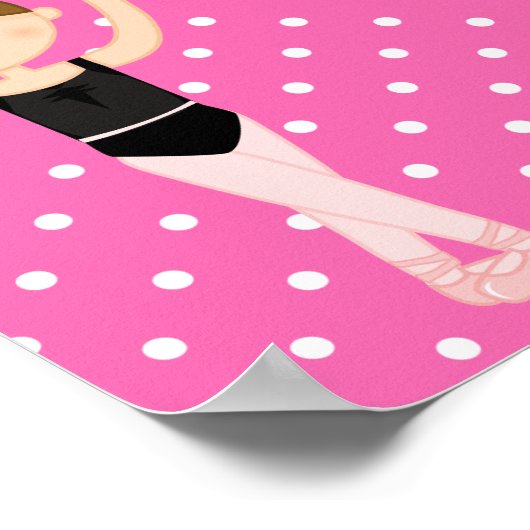 Fünf Ballettpositionen Poster (Ecke)