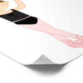 Fünf Ballettpositionen Poster (Ecke)