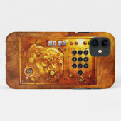 Fünf bis zwölf Steampunk-Uhr-Grunge Case-Mate iPhone Hülle (Rückseite (Horizontal))