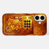 Fünf bis zwölf Steampunk-Uhr-Grunge Case-Mate iPhone Hülle (Rückseite (Horizontal))