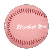 Fünf blaue Vögel in einem Baumrosa, anpassbar Baseball (Vorderseite Links)