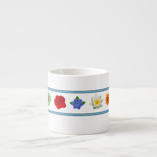 Fünf Blume Espressotasse (Vorderseite)
