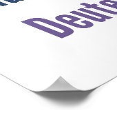 Fünf Bücher des hebräischen Tora-Englischen in Rai Poster (Ecke)