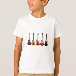 Fünf bunte Gitarren T-Shirt