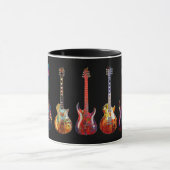 Fünf bunte Gitarren Tasse (Zentrum)