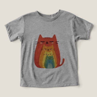 Fünf Cartoon Katzen Nesting Dollars