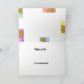 Fünf Cartoon Lions Danke Karte (Innenseite)