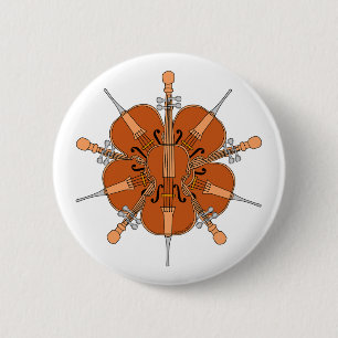 Fünf Cellos Button