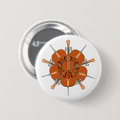 Fünf Cellos Button (Vorne & Hinten)