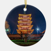 Fünf-Dach Pagode am Asakusa Tempel, Tokyo Keramik Ornament (Vorne)