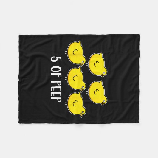 Fünf der Therapeuten für Peep Fun Fleecedecke (Vorderseite (Horizontal))