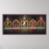 Fünf Dhyani Buddhas Poster (Vorne)