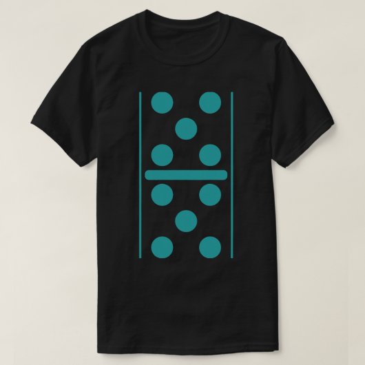 Fünf Dominospieler T-Shirt (Design vorne)