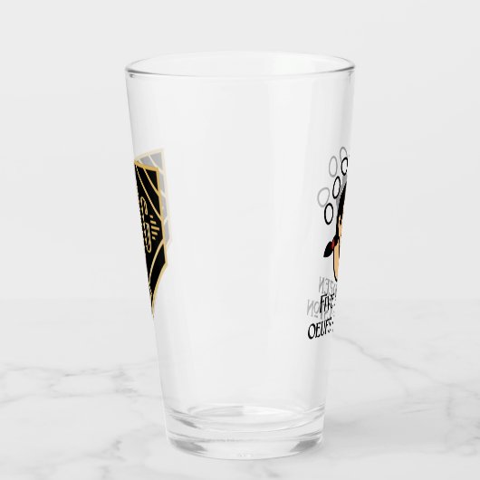 Fünf Dutzend Ouefs Gaston Herren FF-Liter-Glas Glas (Links)