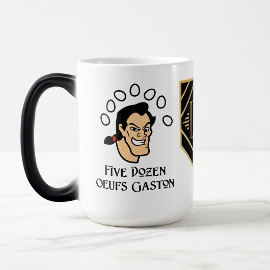Fünf Dutzend Ouefs Gaston/Herren Verwandlungstasse (Links)