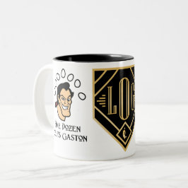 Fünf Dutzend Ouefs Gaston - Herren Zweifarbige Tasse
