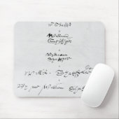 Fünf echte Autogramme von William Shakespeare Mousepad (Mit Mouse)