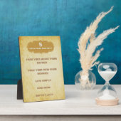 Fünf einfache Regeln zum Glück Fotoplatte (Seite)